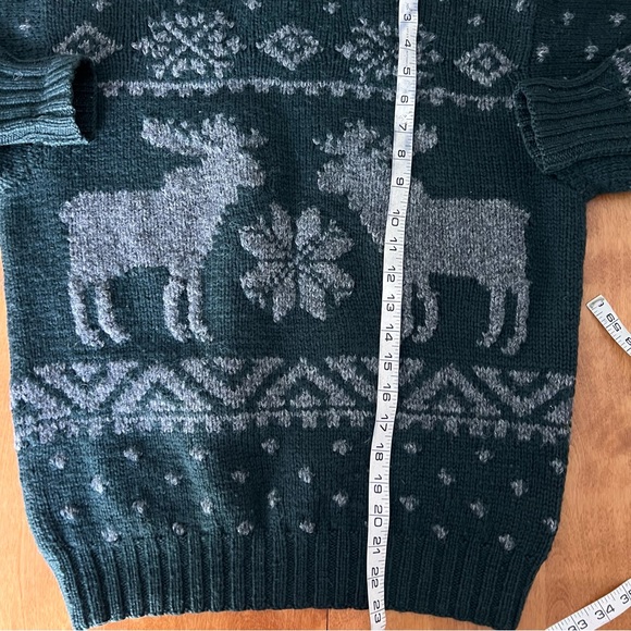 Ralph Lauren Vintage Wool Moose Nordic Turtleneck Sweater - Picture 7 of 7